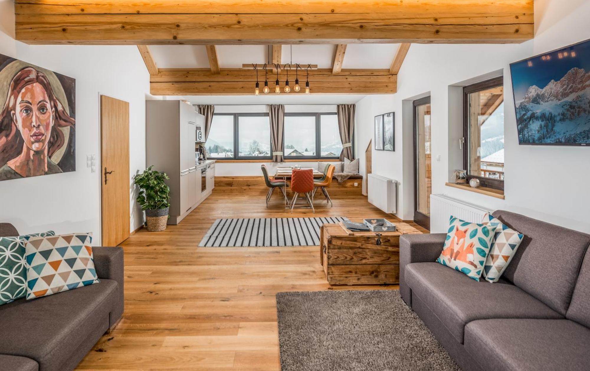 Naturchalet Hoeflehner - Heimgefuehl & Ruhelage An Loipe & Wanderweg Ramsau am Dachstein Dış mekan fotoğraf